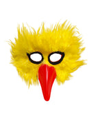 Yellow Bird Feather Mask