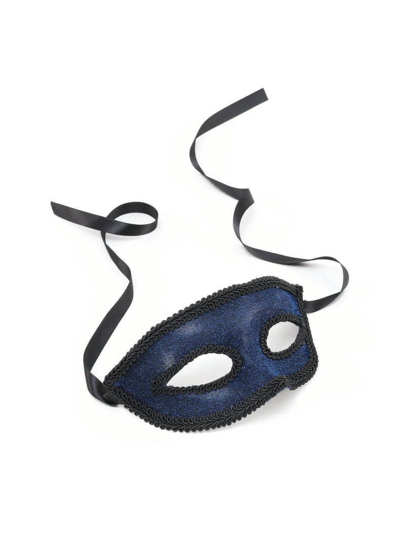 Blue Eye Mask With Ribbon