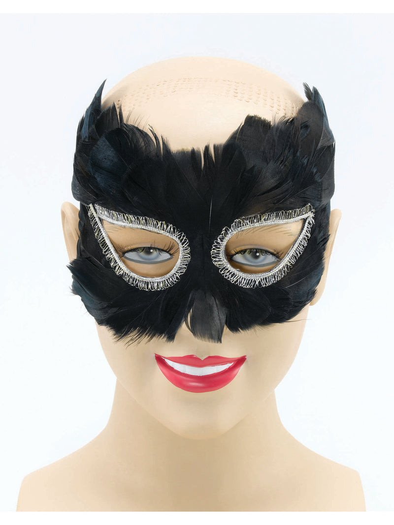 Black Feather Mask