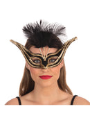 Black Grangala Domino Mask