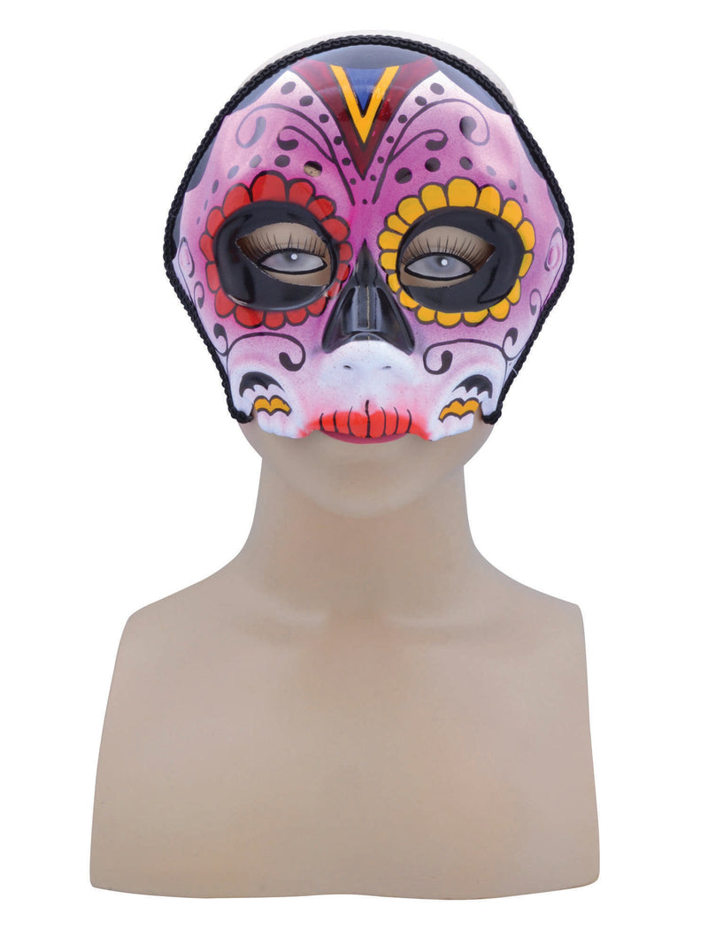 Pink Sugar Skull Mask