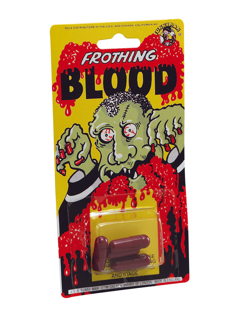Blood Capsules On Card