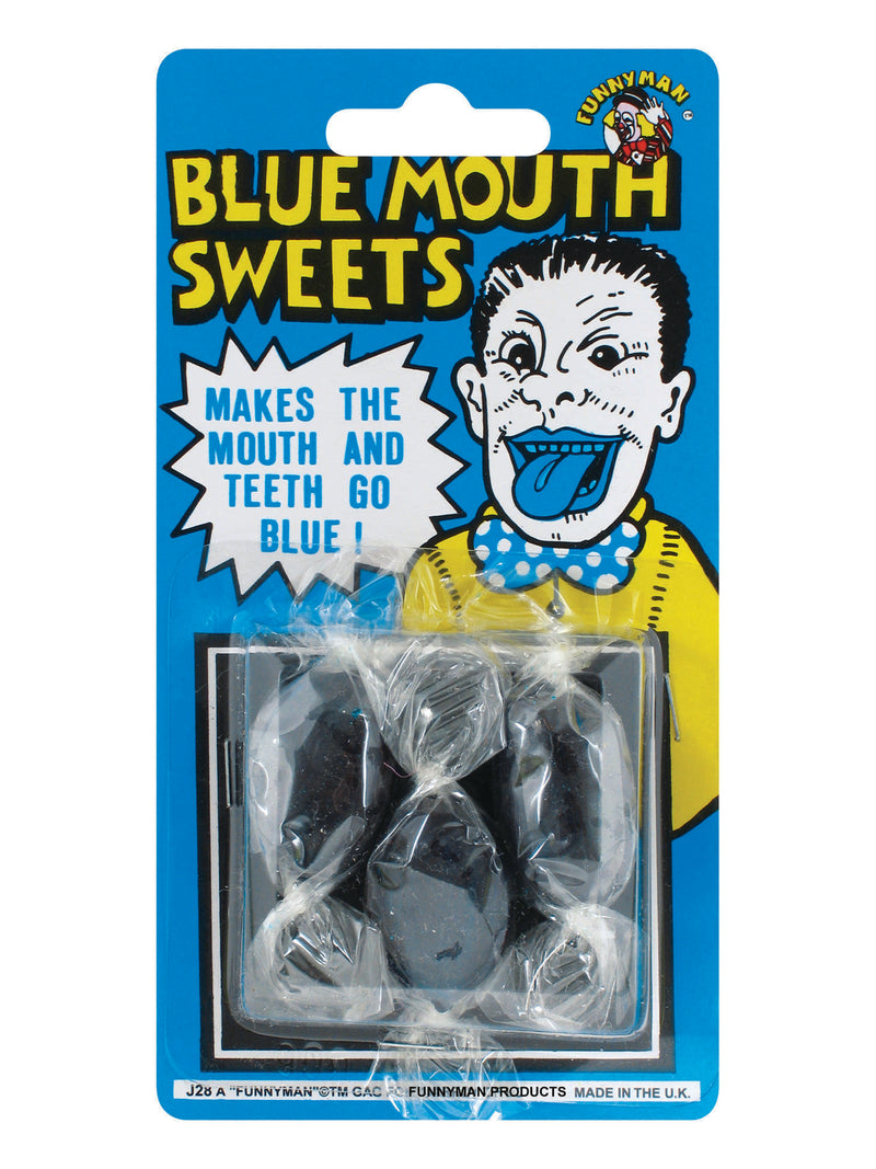 3 Blue Mouth Sweets