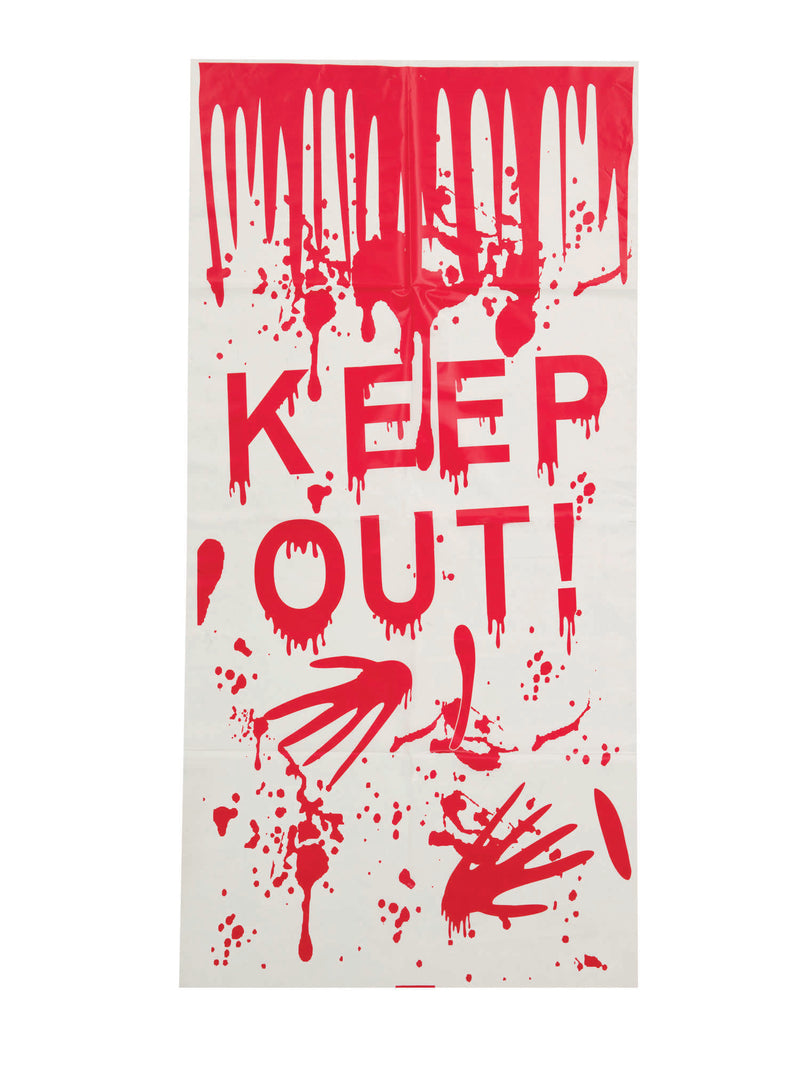 Halloween Door Cover �Keep Out!� Costume Accessory
