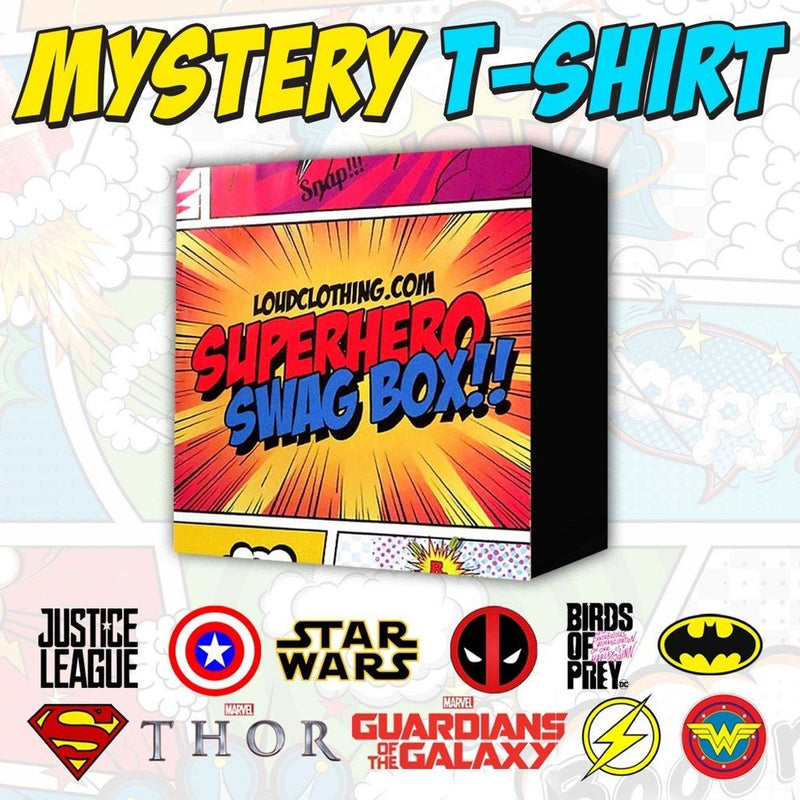 Superhero 3 T-Shirts Mystery Swagbox