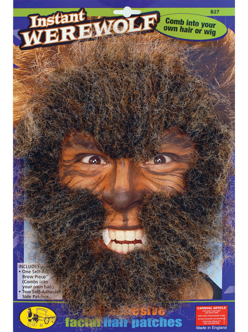 Instant Werewolf Facial Hair Kit