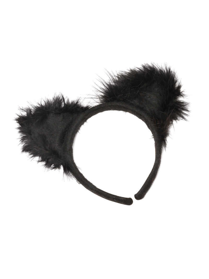 Cat Ears With Marabou On Band