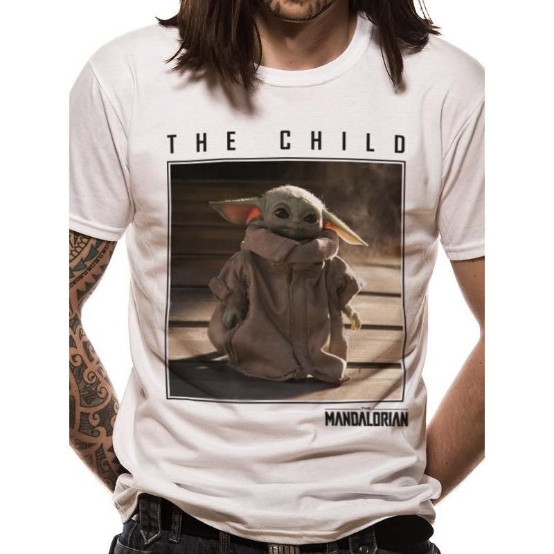 The Mandalorian The Child Square Photo T-Shirt From Star Wars