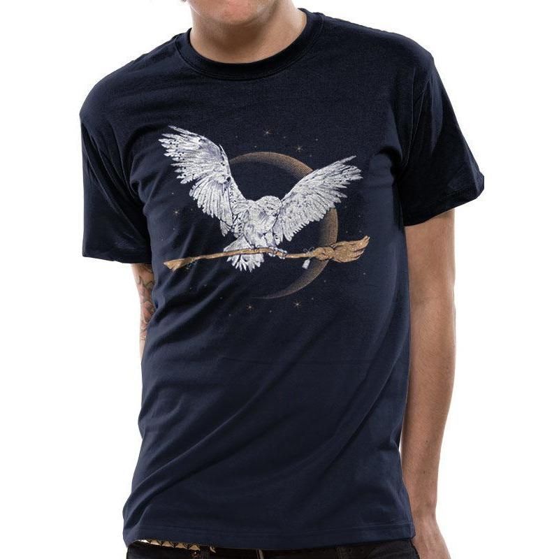 Harry Potter Hedwig Broom T-Shirt