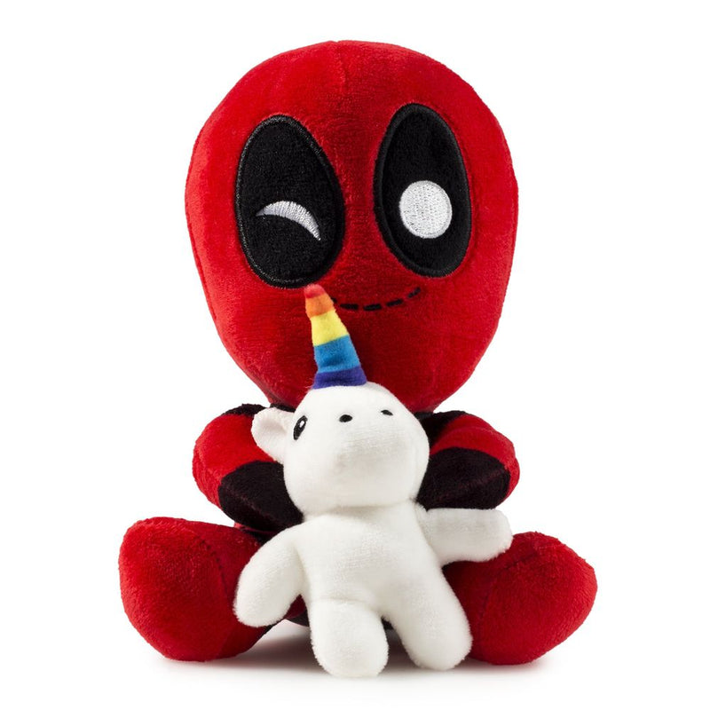 Deadpool With Unicorn Plush Doll From Marvel