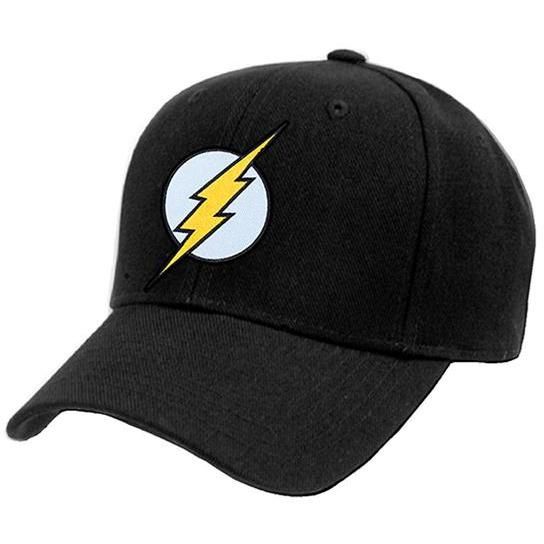 Black The Flash Logo Baseball Cap