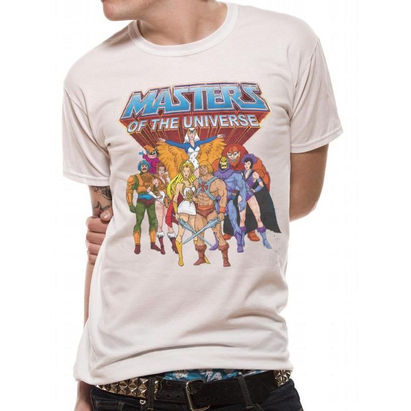 Masters Of The Universe Group And Logo T-Shirt