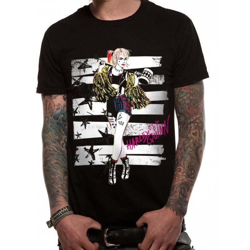 Birds Of Prey Stripes And Stars T-Shirt From Suicide Squad