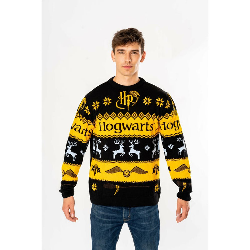Deluxe Hogwarts Knitted Christmas Jumper