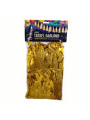 Large Gold Holographic Balloon Tassels