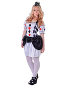 Adult Harlequin Card Girl Costume