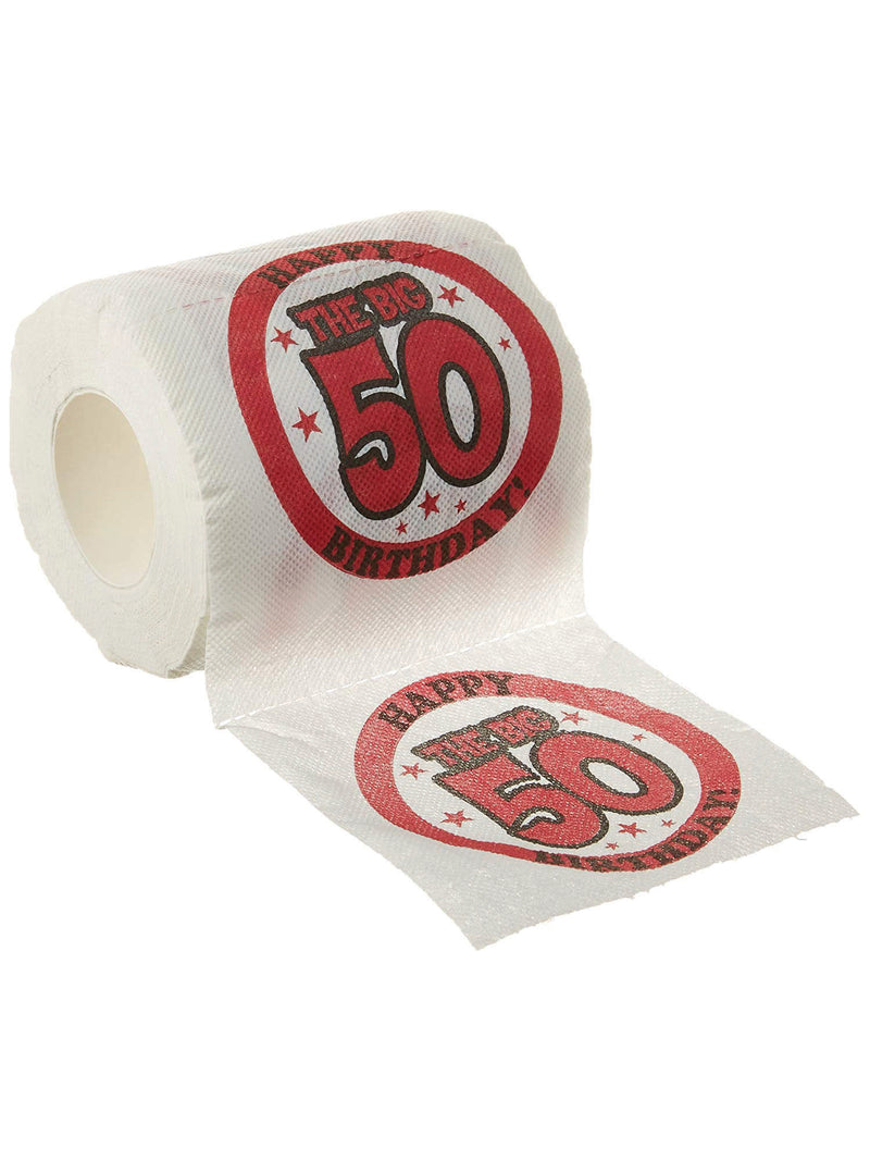 50th Birthday Toilet Paper