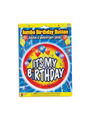 My Birthday Jumbo Button Pin