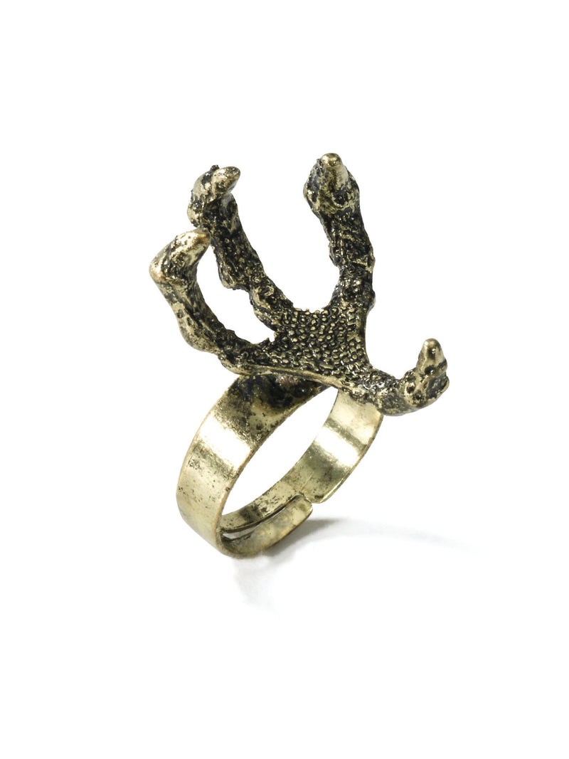 Medieval Fantasy Claw Dragon Ring Costume Accessory