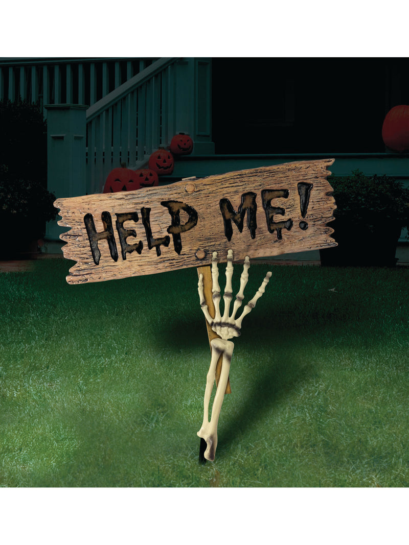 Lawn Skeleton Arm & Stake Costume Accessory