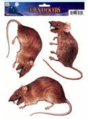 Window Sticker 3D Rat Costume Accessory