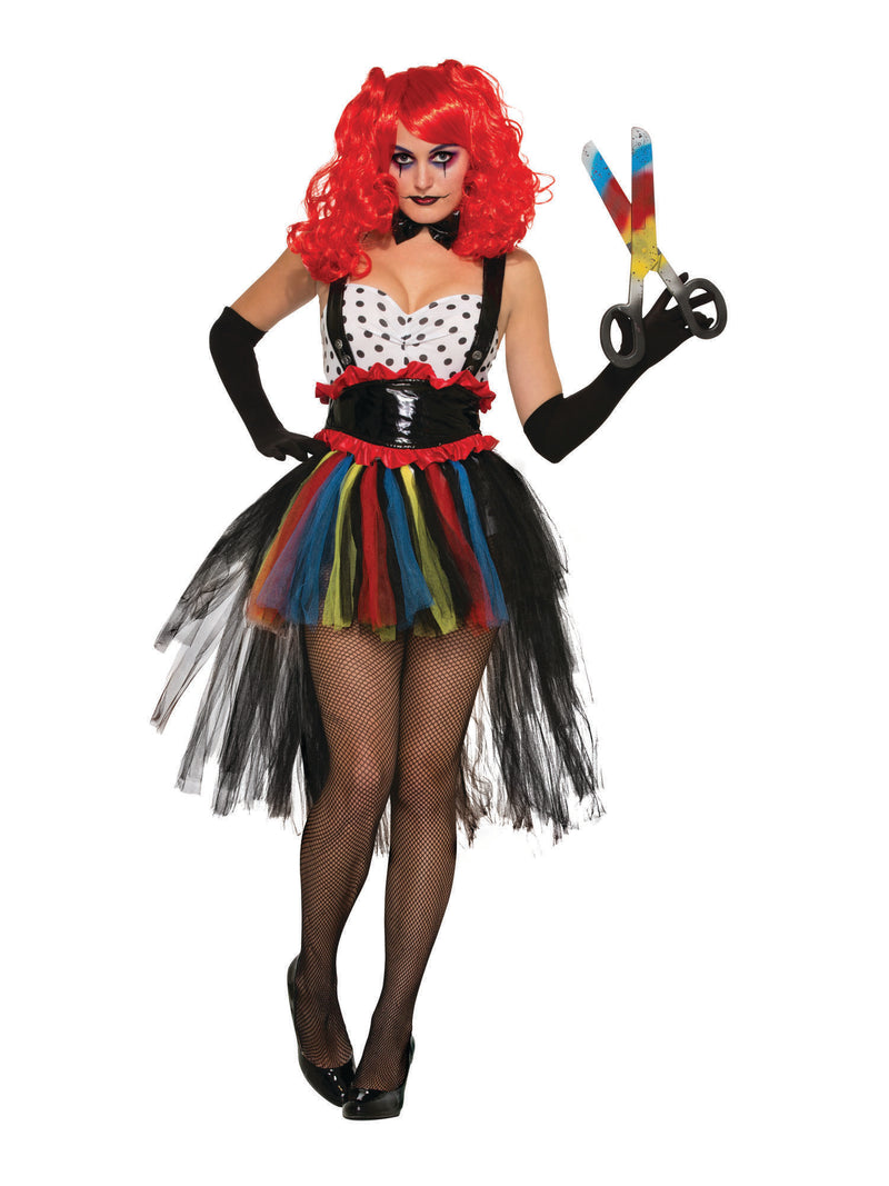 Adult Evil Girlie Clown Costume