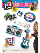 80's Party Cut Outs