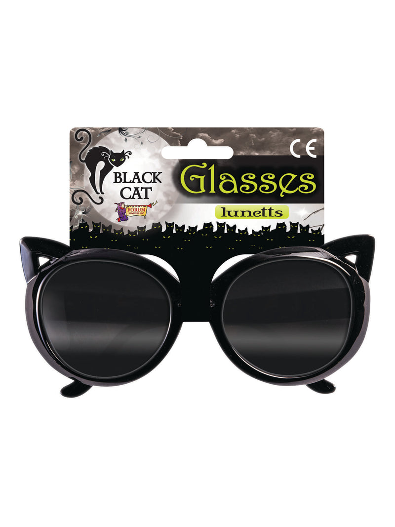 Black Cat Glasses Costume Accessory
