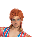 Orange 70s Rock Legend Wig