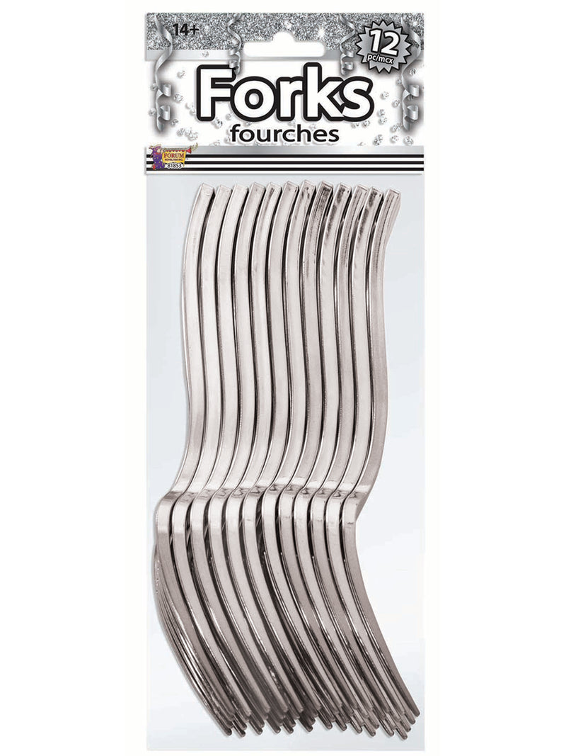 12 Pack Silver Plated Forks