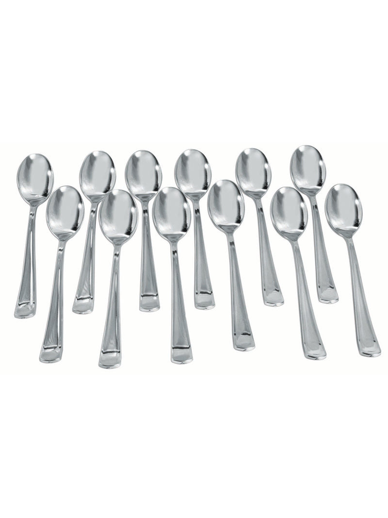 12 Pack Silver Plated Spoons
