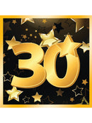 16 Pack 30th Birthday Napkins