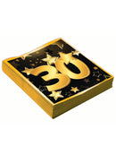16 Pack 30th Birthday Napkins