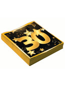 16 Pack 30th Birthday Napkins