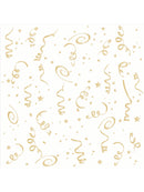 16 Pack Gold Confetti Napkins