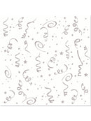 16 Pack Silver Confetti Napkins