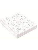 16 Pack Silver Confetti Napkins